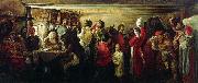 Andrei Ryabushkin Peasant Wedding in the Tambov guberniya Spain oil painting artist